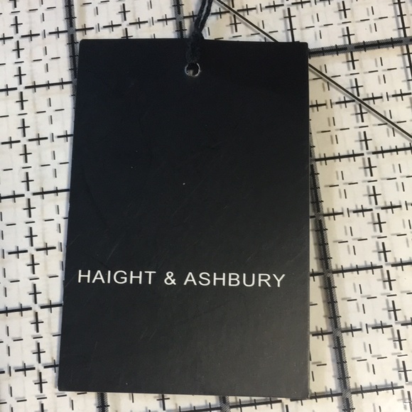 Haight & Ashbury purple with grey polka dots cotton tie NWT - Picture 6 of 7